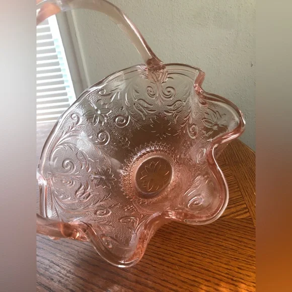 Vintage Tiara pink canisters